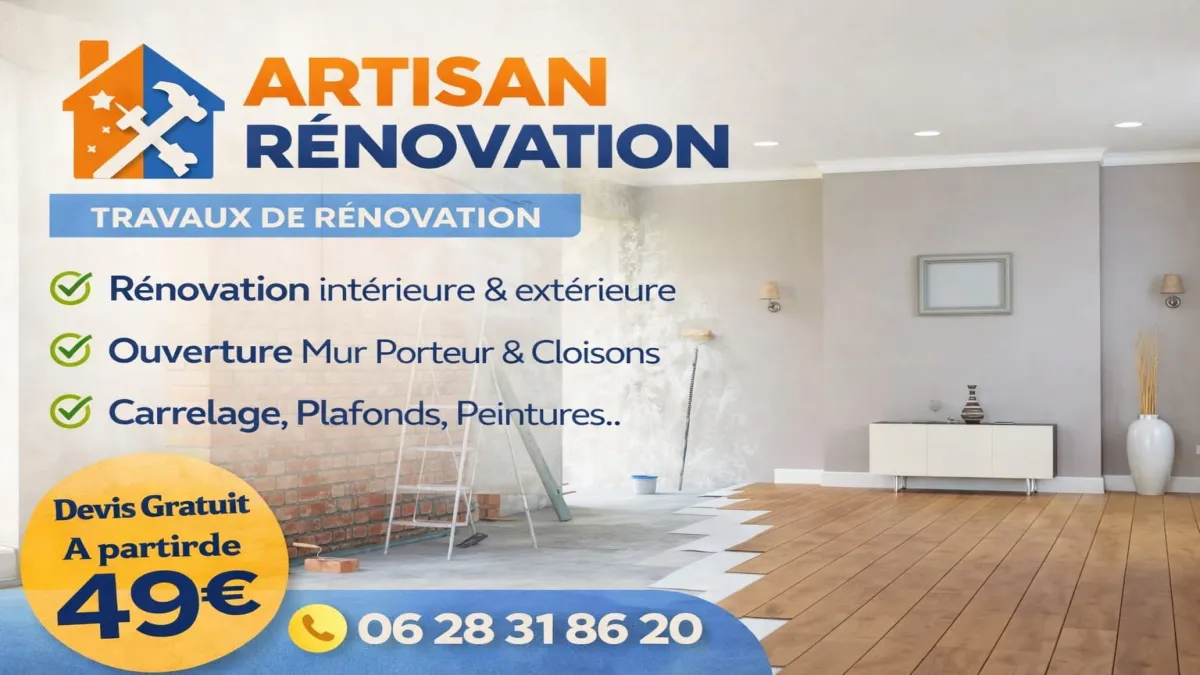 Rénovation de maison à Aubagne pour travaux complets et rénovation intérieure
